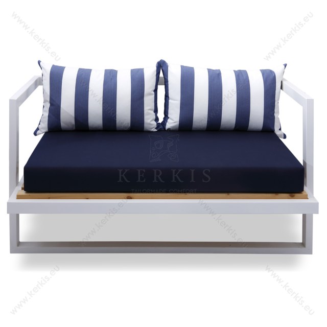 Μαξιλάρια καναπέ με ρίγες μπλε