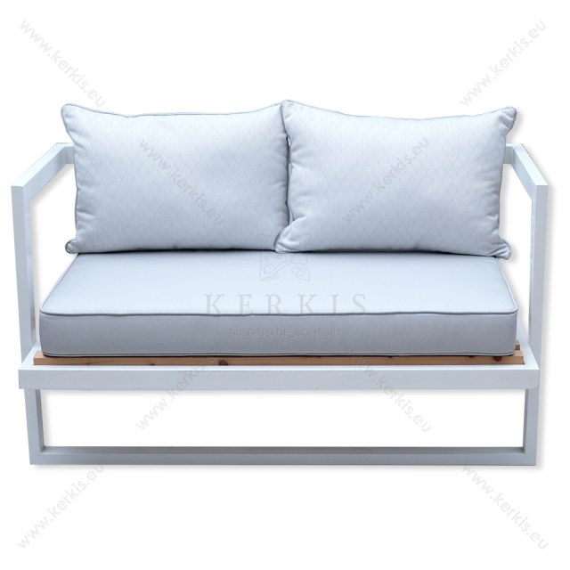 Μαξιλάρια καναπέ - πάγκου με περιμετρικό φιλέτο στην βάση