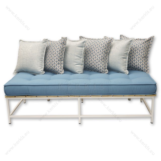 Στρώματα χτιστών καναπέδων με διακοσμητικά κουμπιά σε όλες τις διαστάσεις.