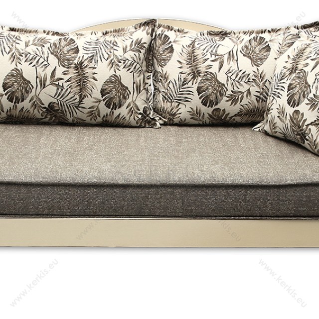 Μαξιλάρι βάσης καναπέ - πάγκου με ύφασμα από την σειρά LUK2 σε μπεζ χρώμα, κατάλληλο για εσωτερικούς χώρους.