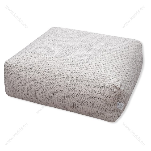 Πουφ Δαπέδου Φαίδρα, σε διάσταση 70Χ70Χ30 σε Γκρι απόχρωση