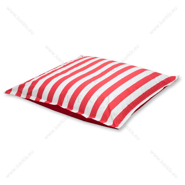 Πουφ Δίας της Kerkis Tailormade Comfort με ριγέ κόκκινο/λευκό ύφασμα, κατάλληλο για κάθε εξωτερικό χώρο! Πουφ Δίας της Kerkis Tailormade Comfort με ριγέ κόκκινο/λευκό ύφασμα, κατάλληλο για κάθε εξωτερικό χώρο!