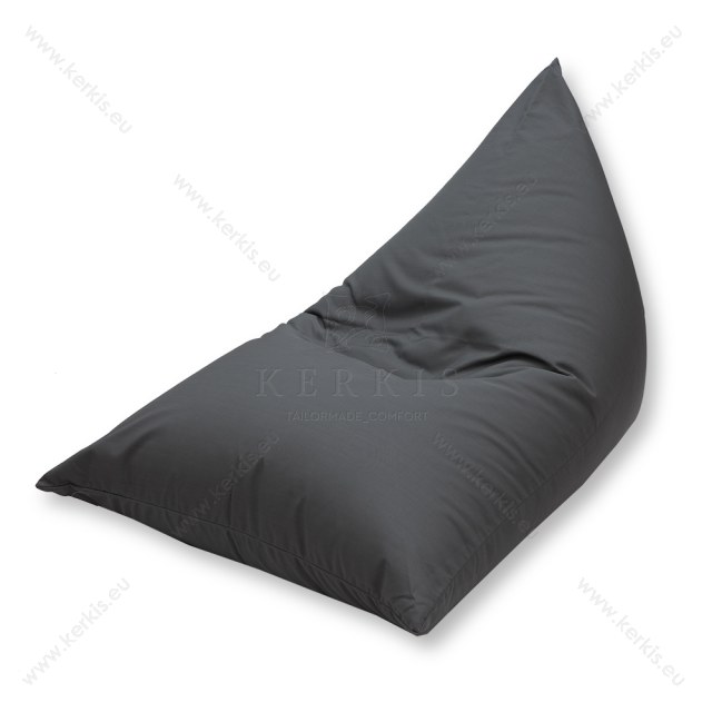 Πουφ "Ερμής" από την Kerkis Tailormade Comfort, κλασικό τρίγωνον σχήμα, σε χρώμα γκρι σκούρο, κατάλληλο για κάθε εξωτερικό ή εσωτερικό χώρο Πουφ "Ερμής" από την Kerkis Tailormade Comfort, κλασικό τρίγωνον σχήμα, σε χρώμα γκρι σκούρο, κατάλληλο για κάθε εξωτερικό ή εσωτερικό χώρο