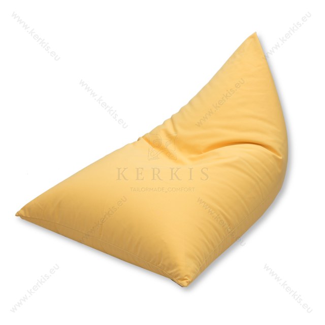 Πουφ "Ερμής" κατασκευασμένο από την Kerkis Tailormade Comfort  με κίτρινο ύφασμα κατάλληλο για παραλία, πισίνα, κήπο ή οποιοδήποτε εσωτερικό χώρο Πουφ "Ερμής" κατασκευασμένο από την Kerkis Tailormade Comfort  με κίτρινο ύφασμα κατάλληλο για παραλία, πισίνα, κήπο ή οποιοδήποτε εσωτερικό χώρο