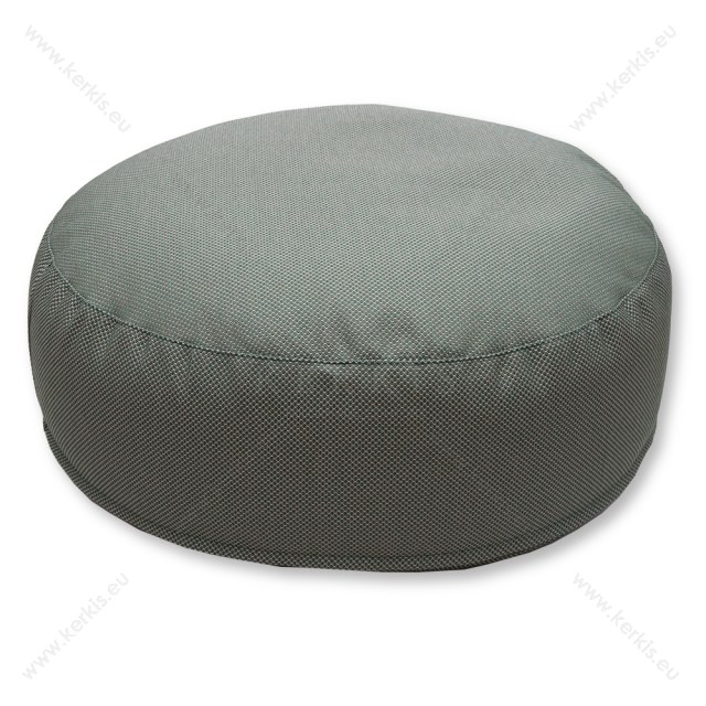 Πουφ Ιολάκι Φ 85εκ, σε σκούρο πράσινο χρώμα, για ευέλικτο στρογγυλό πουφ, αλλά πάντα με την ποιότητα Kerkis Tailormade Comfort!