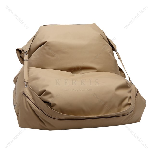 Πουφ πολυμορφικό με ρυθμιζόμενους ιμάντες. Το απολαμβάνουμε σε τρεις μορφές! Σαν κάθισμα...