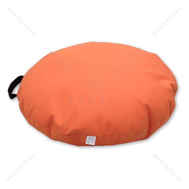 Πουφ Βότσαλο σε χρώμα Πορτοκαλί Πουφ Βότσαλο σε χρώμα Πορτοκαλί