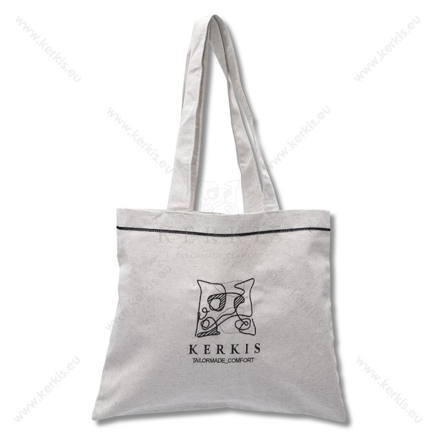 Υφασμάτινη βαμβακερή, διαφημιστική τσάντα με κεντημένο το λογότυπο του ξενοδοχείου σας