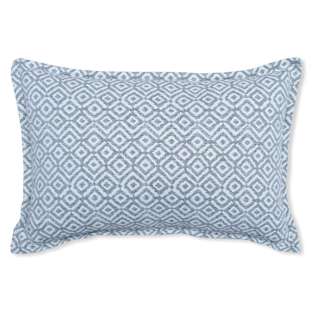 Διακοσμητικό μαξιλάρι σε διαστάσεις 60*40 και σχέδια ρόμβους