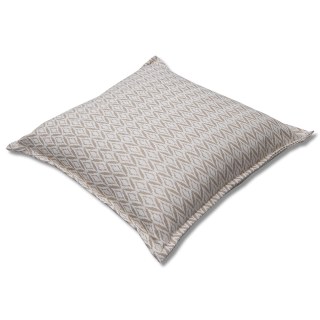 Μαξιλάρα δαπέδου φάκελος με μπεζ ρόμβους