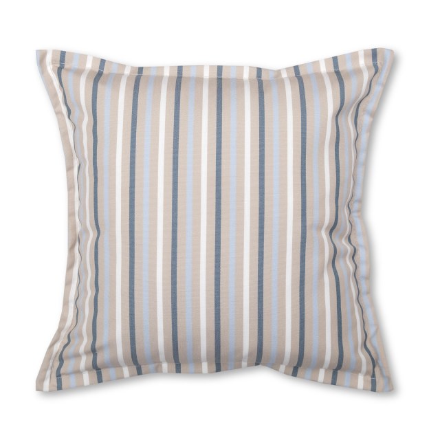 Διακοσμητικό μαξιλάρι - Ριγέ μπεζ με πράσινο