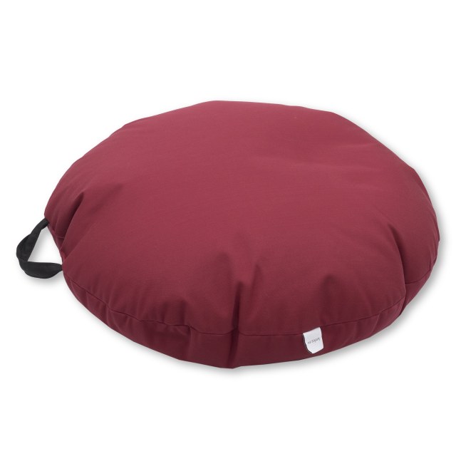 Πουφ Βότσαλο σε χρώμα Κόκκινο Μπορντώ