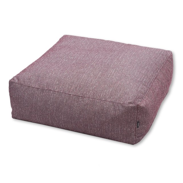 Πουφ Φαίδρα με ύφασμα από την basic συλλογή μας LUK1, σε κόκκινο χρώμα. Κατάλληλο για εσωτερικούς χώρους.