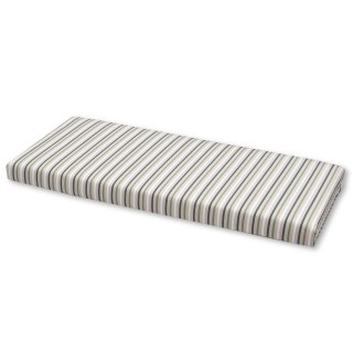 Μαξιλάρι καναπέ - πάγκου - Ριγέ μπεζ με πράσινο