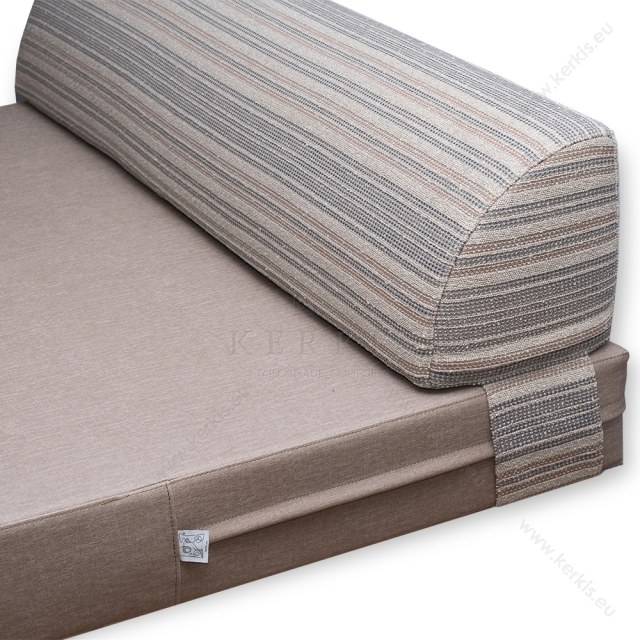 Δερματίνη marine σε συνδυασμό με outdoor ύφασμα