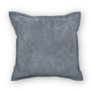 Μαξιλάρι καναπέ διακοσμητικό σε χρώμα σκούρο γκρι με βελούδινη υφή