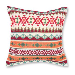 Μαξιλάρι καναπέ διακοσμητικό boho πολύχρωμα τρίγωνα σχέδια