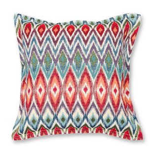 Μαξιλάρι καναπέ διακοσμητικό boho πολύχρωμα τρίγωνα