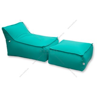 Πουφ και σκαμπό "Άτλας" από την Kerkis Tailormade Comfort κάθισμα σε διαστάσεις 100Χ70εκ. και 70x70εκ. αντίστοιχα. 